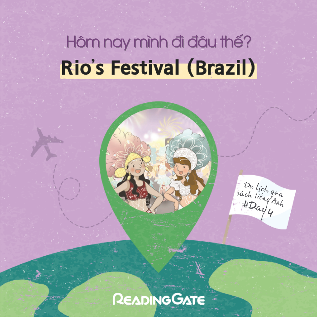 Đến Brazil tham dự lễ hội Carnival qua eBook sách học tiếng Anh - Rio's Festival