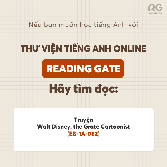 Tìm đọc EB-1A-082 Walt Disney, the Great Cartoonist trong ứng dụng Reading Gate