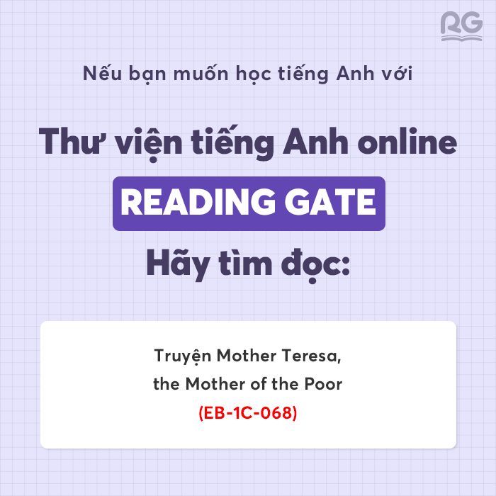 Tìm đọc eBook EB-10-068 Mother Teresa, the Mother of the Poor trong ứng dụng Reading Gate